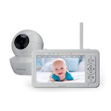 5" HD Baby Monitor, Video Baby Monitor with Camera and Audio, Remote Pan and Tilt, Adjustable Night Light, Long Range, Two-Way Audio, 4x Zoom,