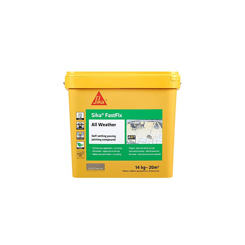 Fast Fix All Weather | Ready to Use, Self-Setting Paving Jointing Compound for Any Weather, Suitable for Stones Setts, Paving Block and Footpaths -