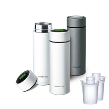 RapidCool Portable Baby Bottle Making Kit, Prepare A Perfect Formula Feed in 2 Minutes. Includes Flask, 2 Rapid Cool's with 2 Digital Thermometer Lids