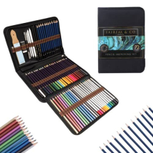 Fairfax & Co 72 Piece Pencil Sketching Set with Portable Case | Premium Quality Drawing Pencils Artists Drawing and Sketching Pencil Set with Case