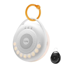LUMI | Portable White Noise Machine | Baby Sleep Aid with 24 Sounds | White Noise Baby | 3 Lighting Modes | Memory Function | 30, 60, 90 Minute Timer