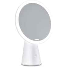 LED Mirror Desk Lamp [Cool to Warm White 3000 - 5000K - White] 4.5W Charge with USB. for Make Up and Beauty Lighting, 929003195007