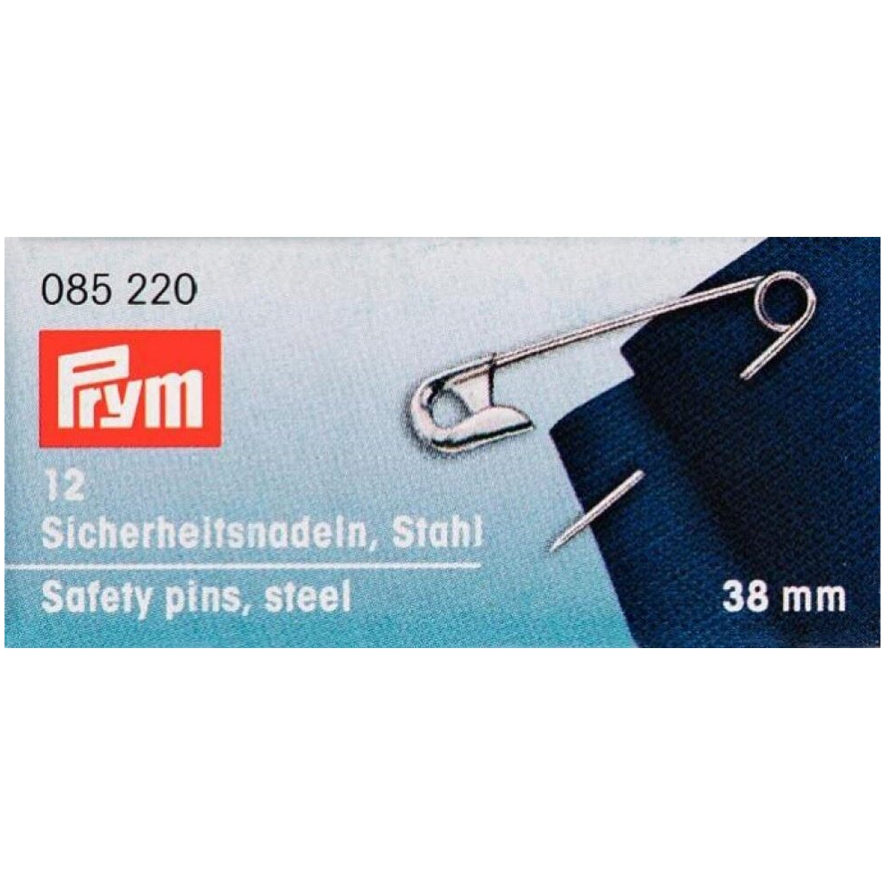 Prym Safety Pins - Per Pack Of 12 Silver