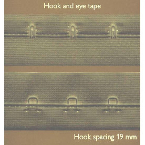 Prym Prym Hook & Eye Tape  Black - per metre
