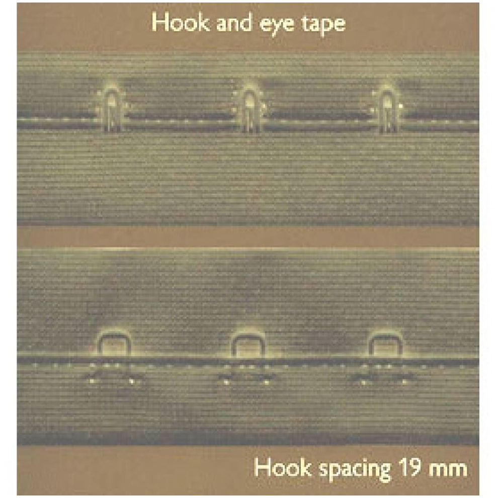 Prym Hook & Eye Tape Black - Per Metre