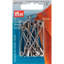 Prym Safety Pins Gold - per pack of 12