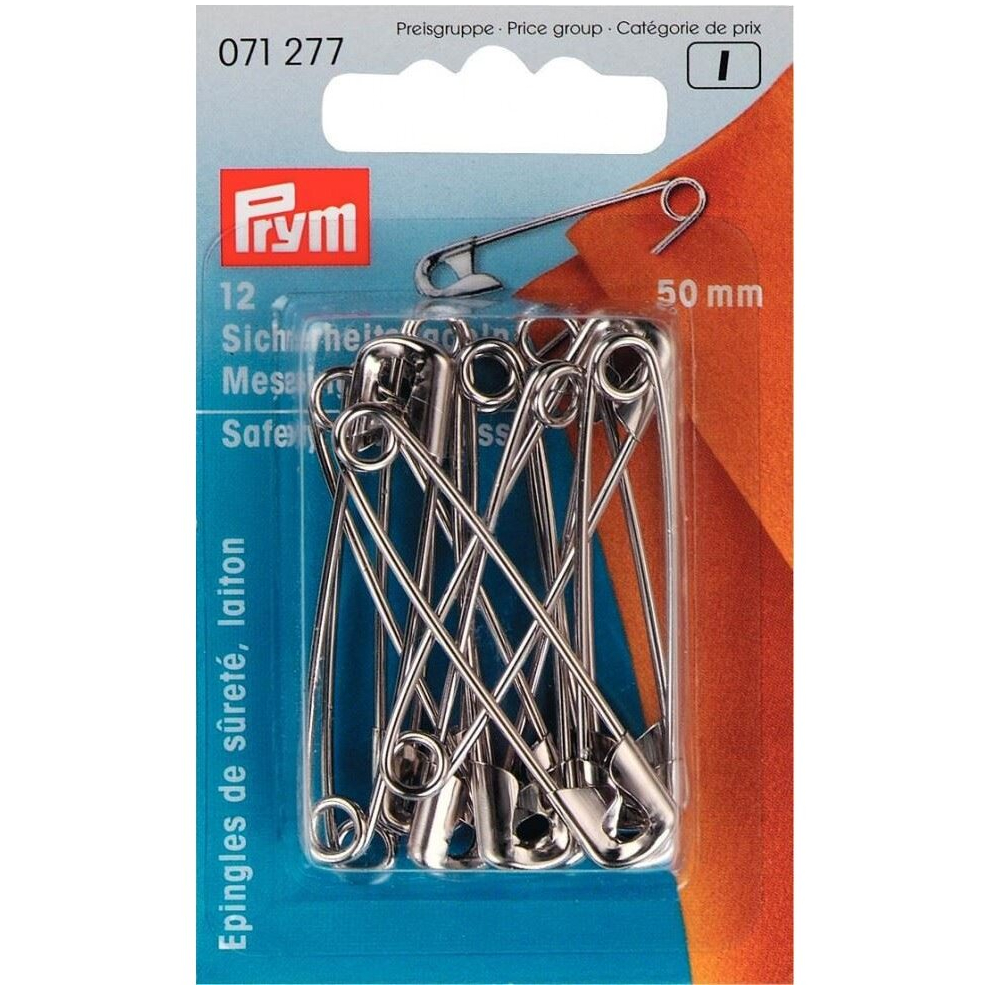 Prym Safety Pins  Gold - per pack of 12