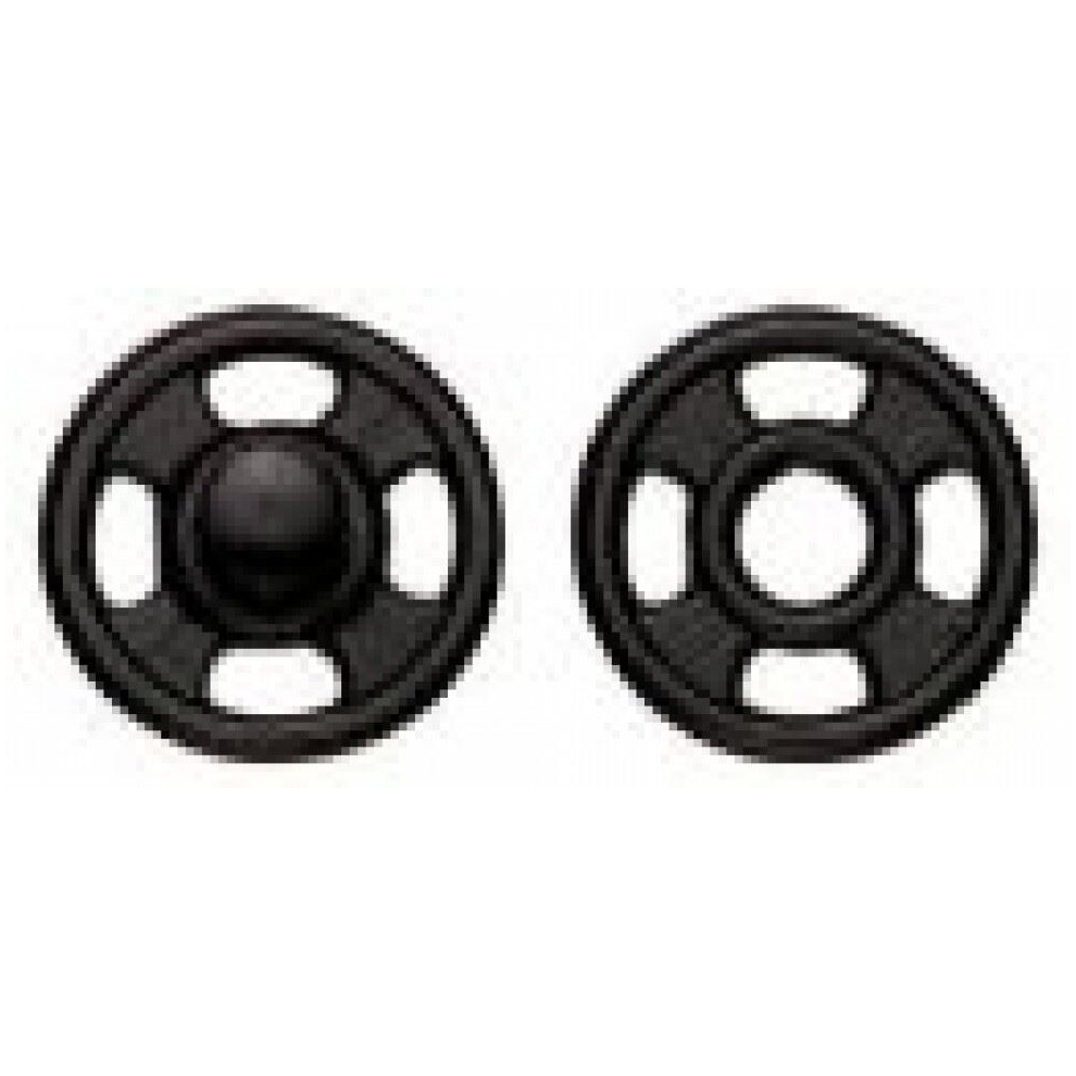 Prym Sew On Plastic Snap Fasteners - Per Pack Of 1000 Black