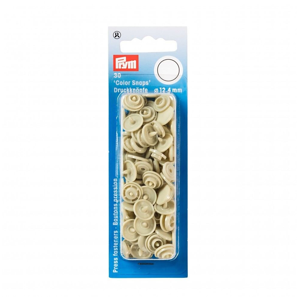 Prym Snaps Press Fasteners - Per Pack Of 30 Beige