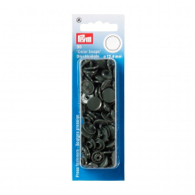 Prym Snaps Press Fasteners Dark Grey - per pack of 30