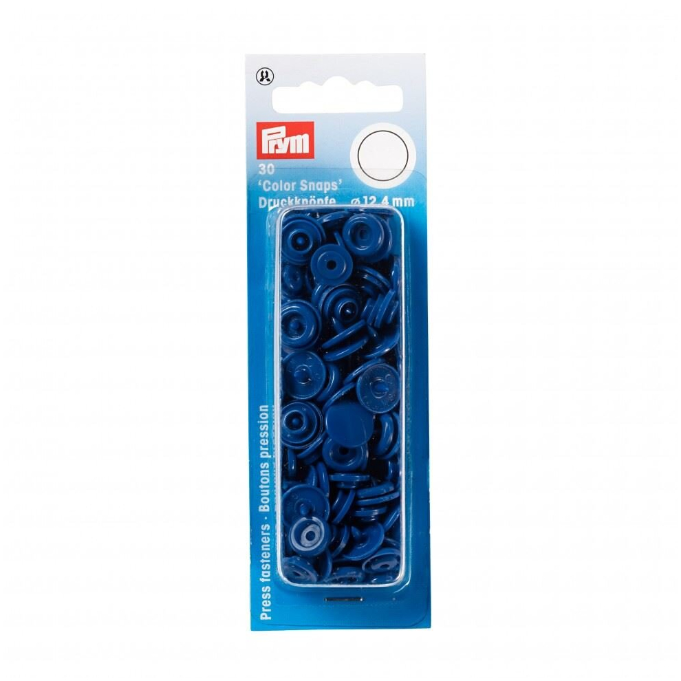 Prym Snaps Press Fasteners  Blue - per pack of 30