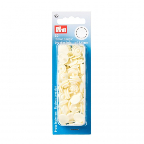 Prym Prym Snaps Press Fasteners  Pearl - per pack of 30