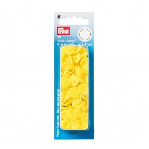 Prym Prym Snaps Press Fasteners  Light Yellow - per pack of 30