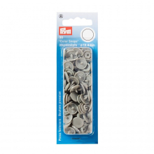 Prym Snaps Press Fasteners Grey - per pack of 30