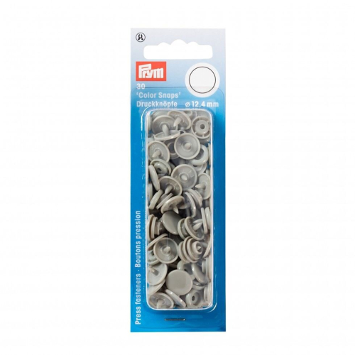Prym Prym Snaps Press Fasteners  Grey - per pack of 30