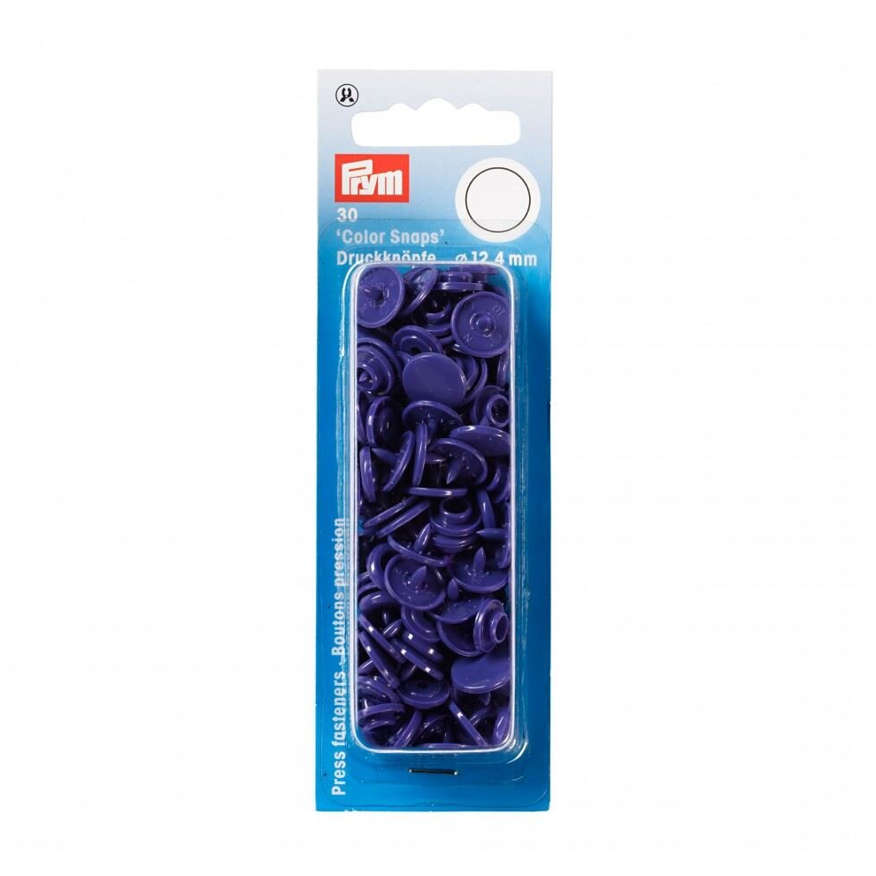 Prym Snaps Press Fasteners - Per Pack Of 30 Purple