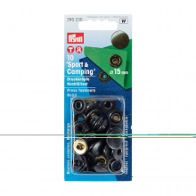 Prym Sport Snaps Press Fasteners Refill Black Oxidized - per pack of 10