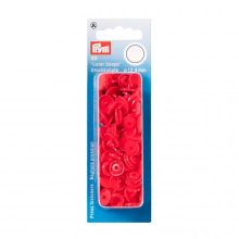 Prym Snaps Press Fasteners Light Red - per pack of 30