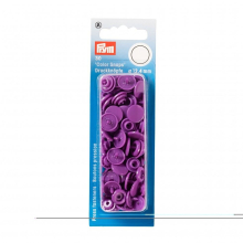 Prym Snaps Press Fasteners Lilac - per pack of 30