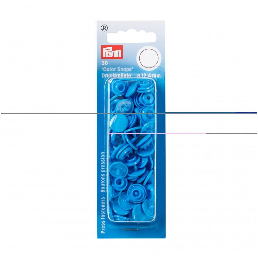 Prym Snaps Press Fasteners  Steel Blue - per pack of 30
