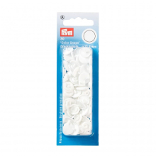 Prym Snaps Press Fasteners White - per pack of 30