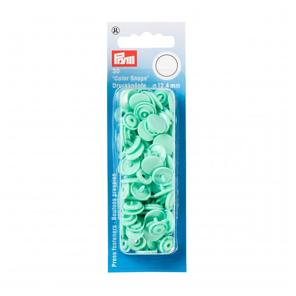 Prym Snaps Press Fasteners  Mint Green - per pack of 30