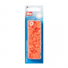 Prym Snaps Press Fasteners Salmon Pink - per pack of 30