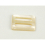 Rectangle Buckle  Ivory - each 1