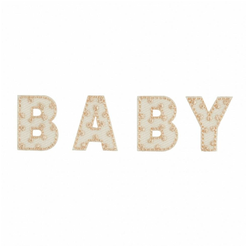 Craft Factory Patch Motif Baby Letters - Each
