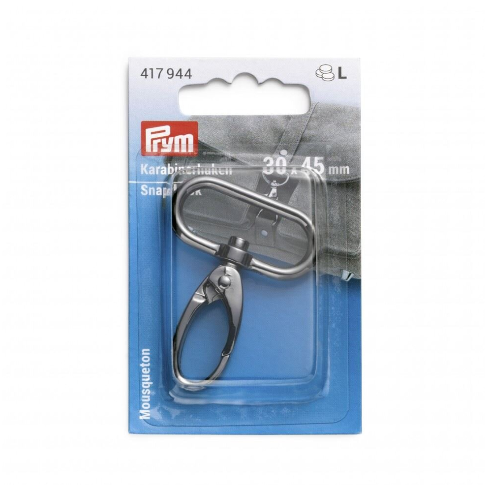 Prym Snap Hook Fastener Gunmetal - Each