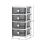 Living And Home 4 Drawer Transparent Desktop Organizer 4
