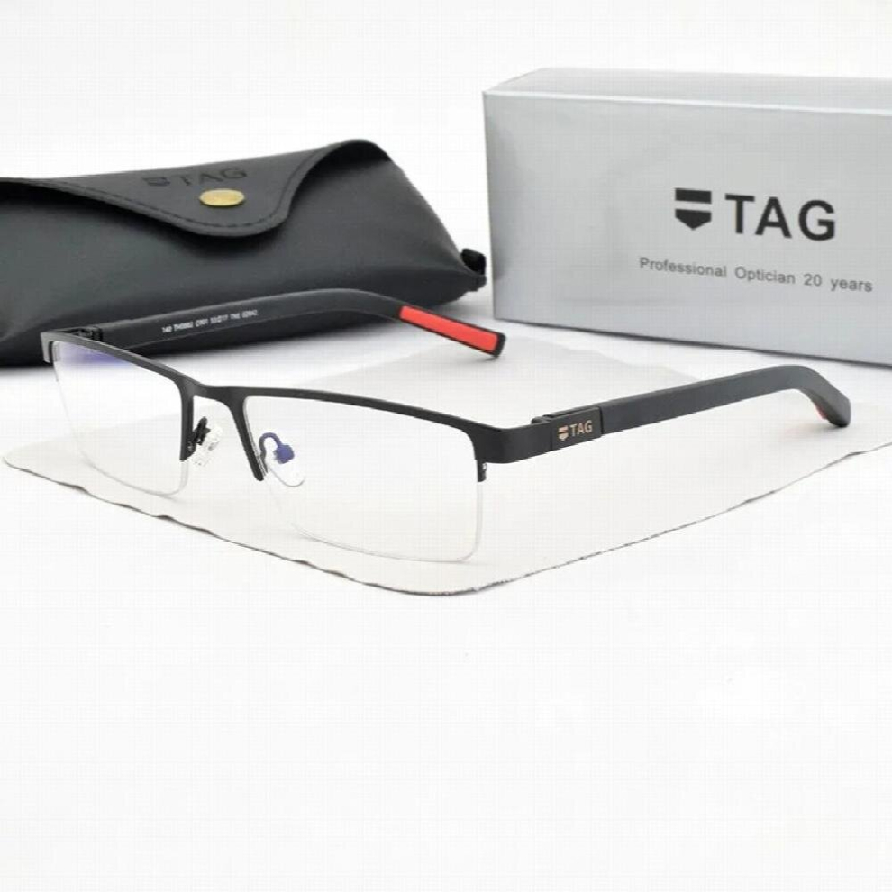 Multicoloured Tag Glasses Frame Men Goggles Myopia Computer Spectacles Eye Glasses Frames For Men Retro Optical Glasses Metal Nerd