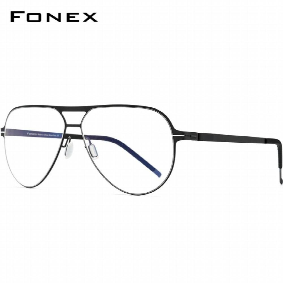 Multicoloured Alloy Glasses Frame Men Pilot Optical Myopia Prescription Eyeglasses Frame Full Screwless Eyewear 991