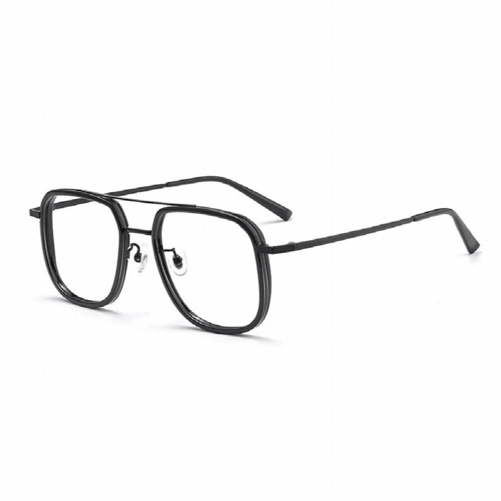 Ultra-light Pure Titanium Eyeglasses Frame Women Double Beam Big Face Optical Prescription Glasses Frame Men 2218YJ-image-OPC-PCR6MPF-NEW