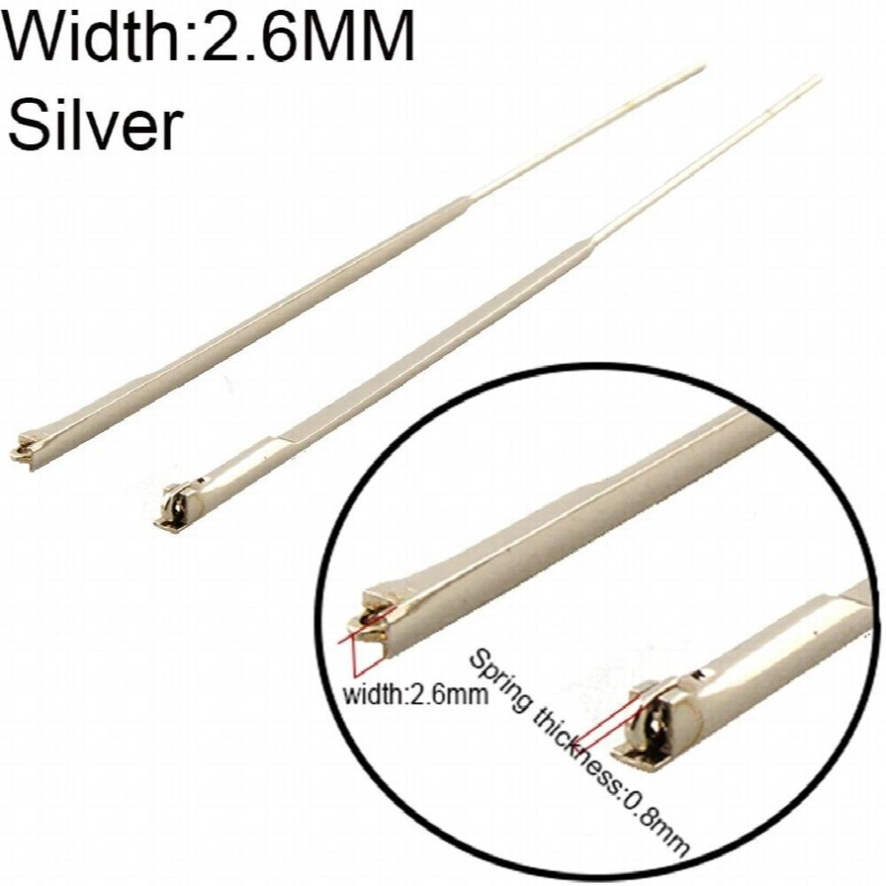 Green 20Pairs Spring Metal Glasses Eyewear Temple Metal Eyeglasses Spectacles Rod With Spring Hinge