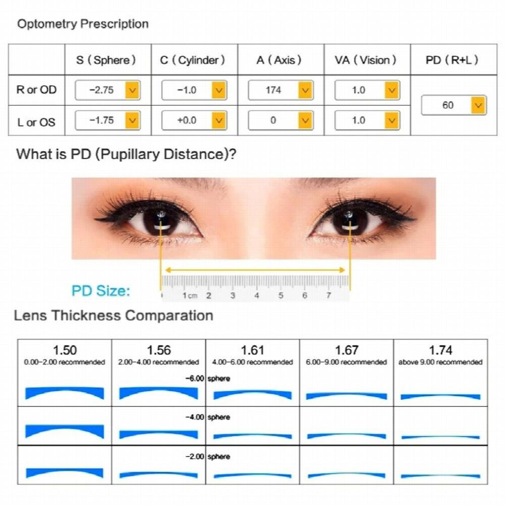 Orange,Multicoloured Light Computer Glasses Men Prescription Glasses Tr90 Glasses Light Blocking Komputer Glasses Male Orange Lenses
