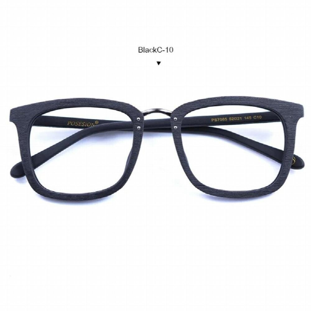 Multicoloured Wood Glasses Frames Men Square Myopia Prescription Eyeglasses Frame Male Wood Full Optical Frame Eyewear