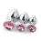 Metal Anal Toys Vibrator Women Adult Sex Butt Plug Stainles Steel Anal Plug 1