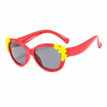 Children Sunglasses Boys Girls Kids Polarized Sun Glasses Flower Silicone Safety Glasses