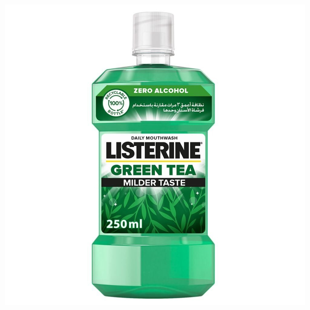 Listerine Zero Alcohol Milder Taste Green Tea Mouthwash 250ml