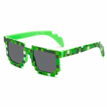 Sun Glasses Hot Sunglasses Creeper Glasses Novelty Mosaic Funny Goggles Boys Girls Pixel Eyewear