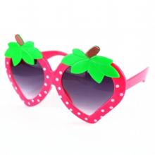 Children Cartoon Sunglasses Strawberry Sun Glasses Anti-UV Spectacles Baby Oversize Frame Eyeglasses Ornamental Adumbral