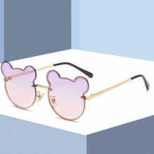 2022Fashion Pink Cat Ear Kids Sunglasses Cat Eye Children Glasses Girls Red Baby Boys Round Eyeglasses Party Outdoor