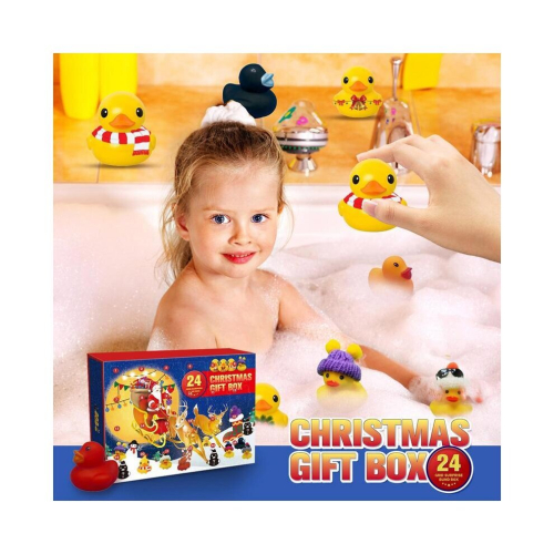 24Pcs Rubber Ducks 2023 Advent Calendar Toys Gift 2