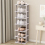 Living And Home 6-Tier Off-White Plastic Shoe Rack 1