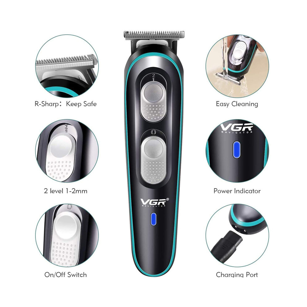 Chozx Men Hair Clippers Beard Shaver Electric Cordless Trimmers
