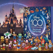 (DSN-MH-2) Christmas Disney Advent Calendar Box 100th Anniversary Surprise Gift Box Anime Figure Mickey Minnie Kawaii Figure Action Model