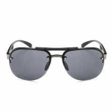 Man Boy Fishing Eyeglasses Sunblock Rimless Sunglasses Clear Lens Sun Glasses HD Visual Eyewear Shades