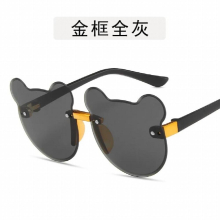 Boy Girl Cartoon Mouse Shape Round Sunglasses Children Vintage Sunglasses UV Protection Classic Kids Eyewear UV400