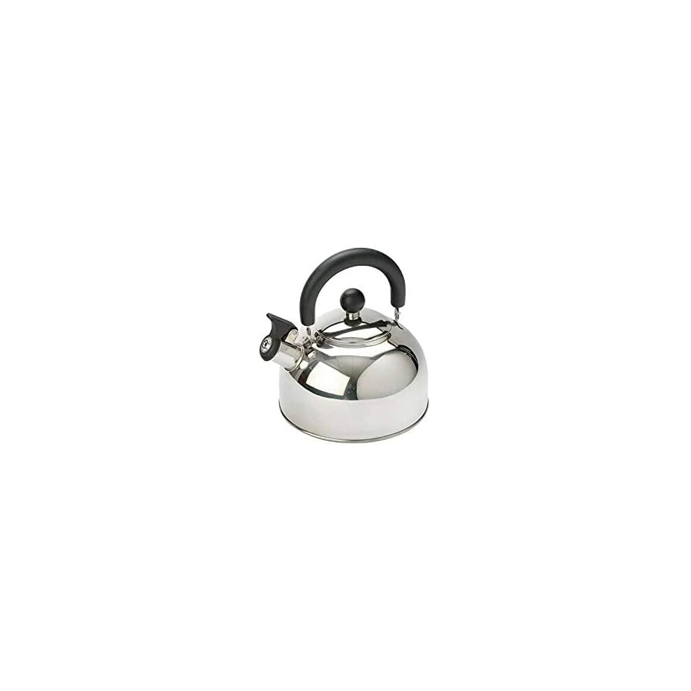 2L Stainless Steel Whistling Camping Kettle Cordless Gas Hob Teapot
